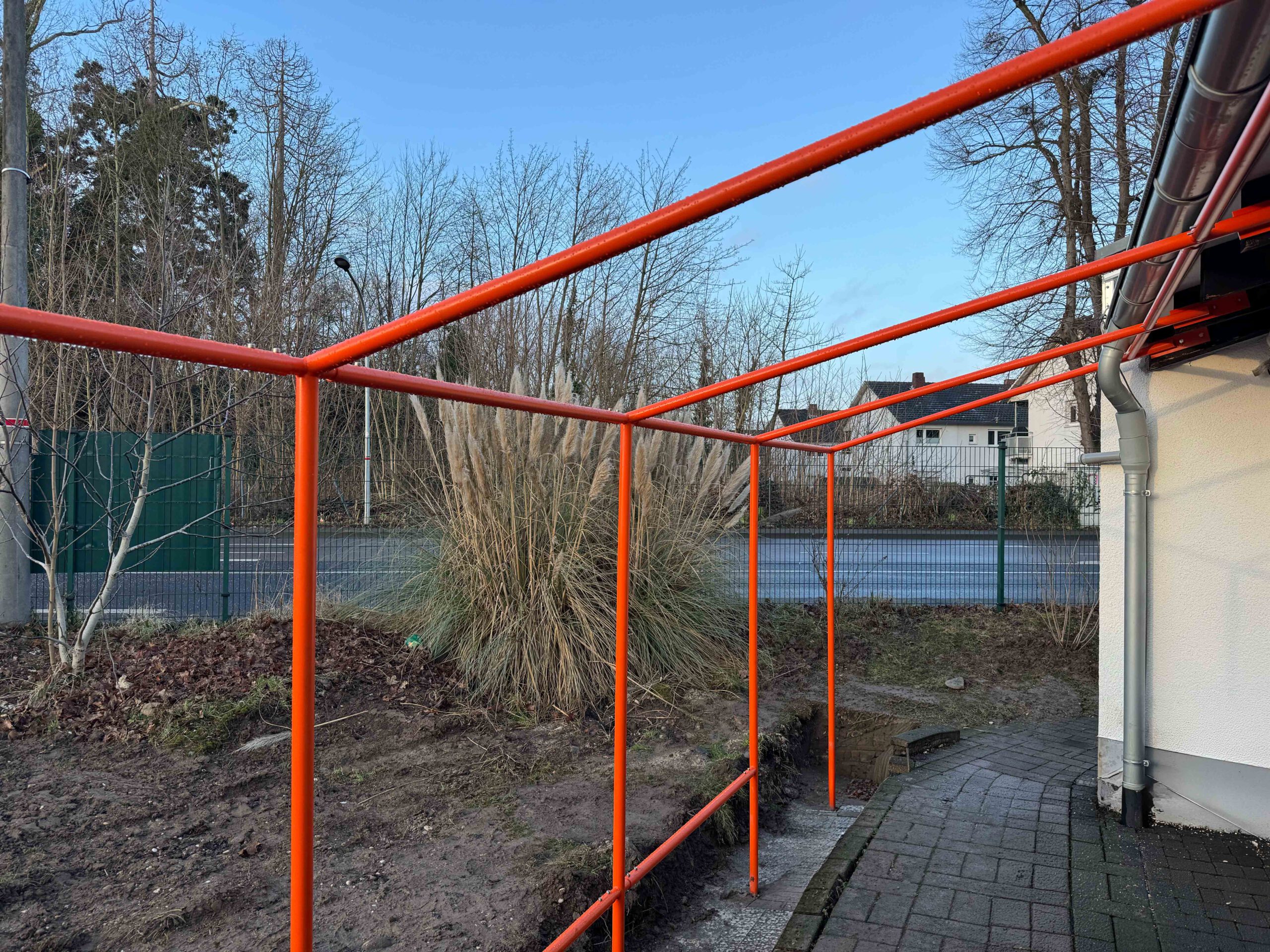 Die Pergola entsteht